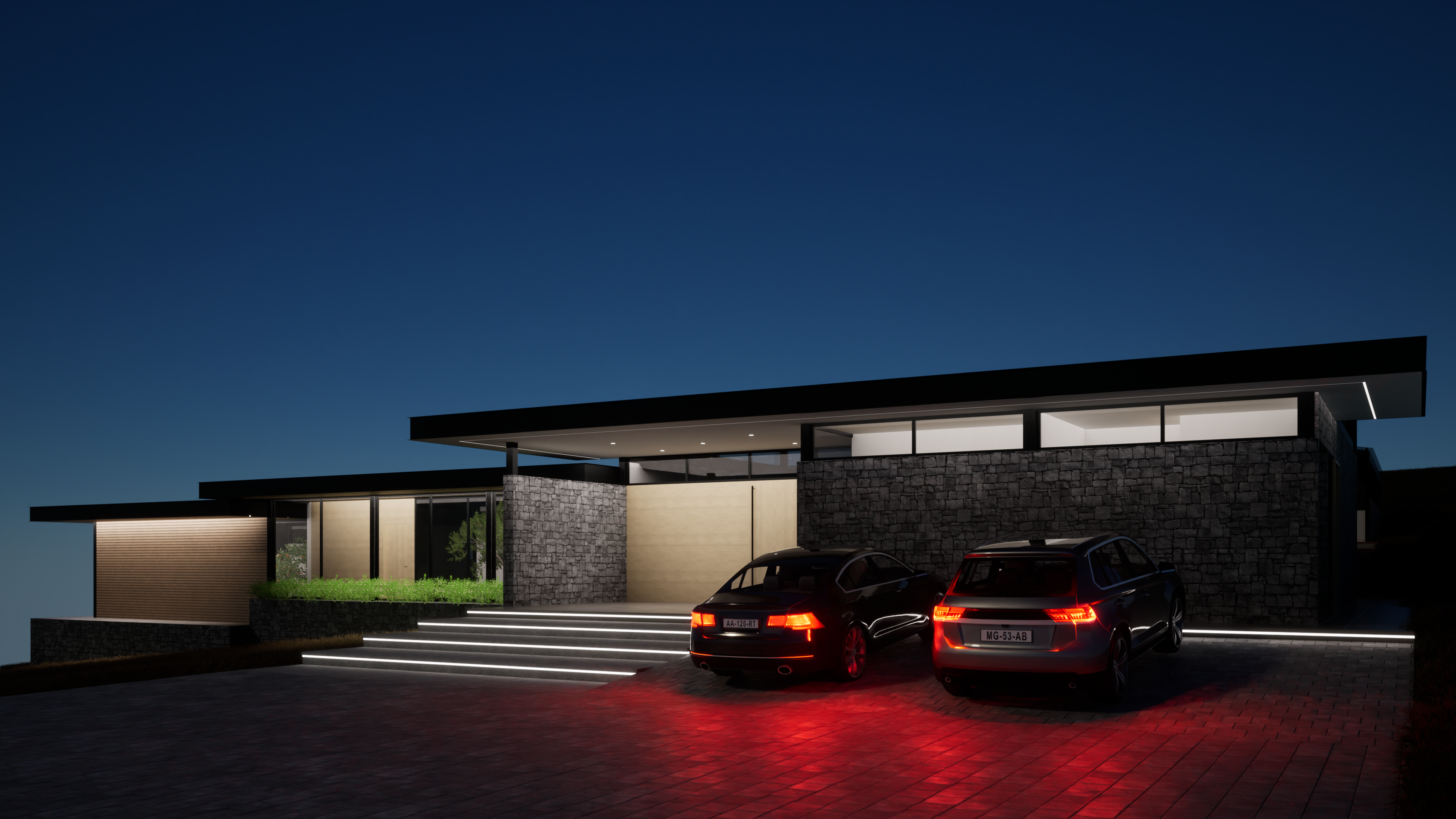 Equipo trabajando en construcción y tecnología